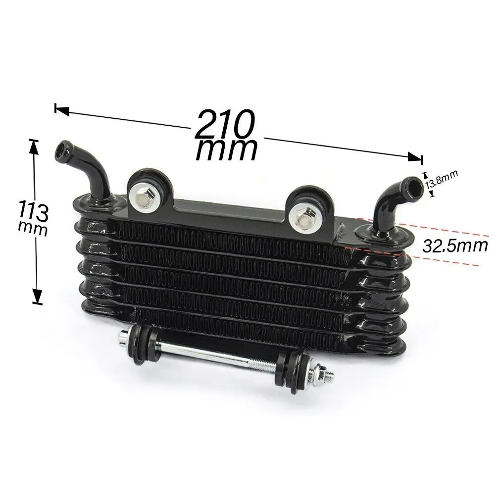 Radiador de aceite para moto Honda/Yamaha de alto rendimiento 200 mm - imagen 4