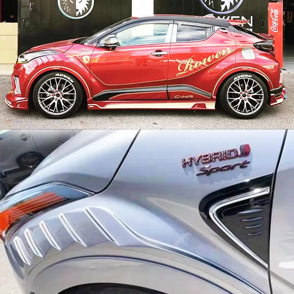 Kit de carrocería ancha Toyota C-HR 2015-2022 guardabarros delanteros - imagen 3