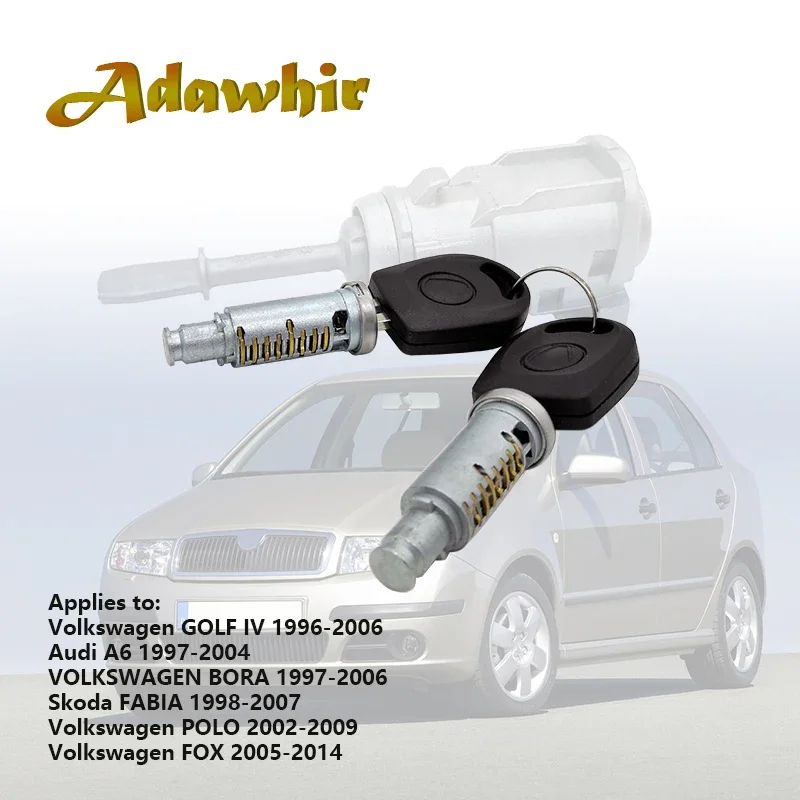 Kit reparación cilindro cerradura puerta metal VW Golf Polo Audi A6 604837168