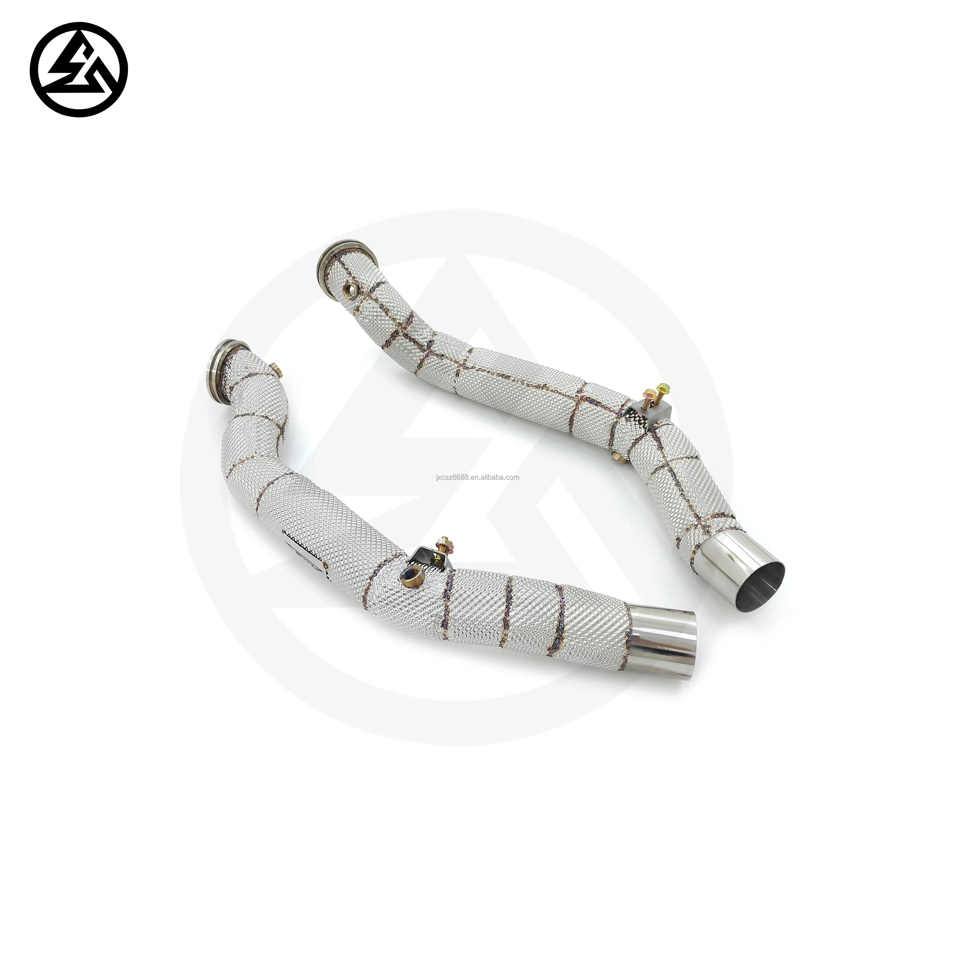 Downpipe Maserati vista frontal
