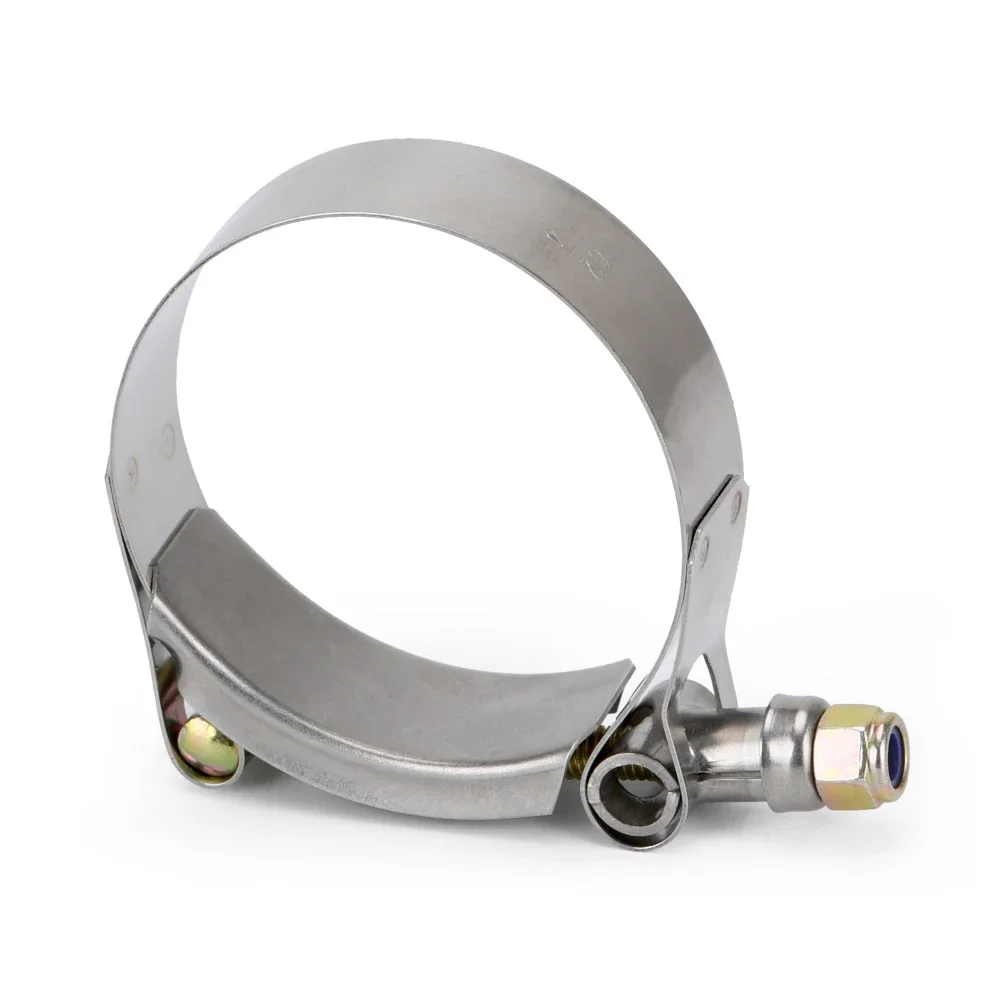 **1 pieza 2,0 "2,25" 2,5 "2,75" 3,0 "3,25" 3,5 "4,0" abrazadera de escape con perno en T entrada Turbo escape Intercooler acoplador de silicona** - imagen 5