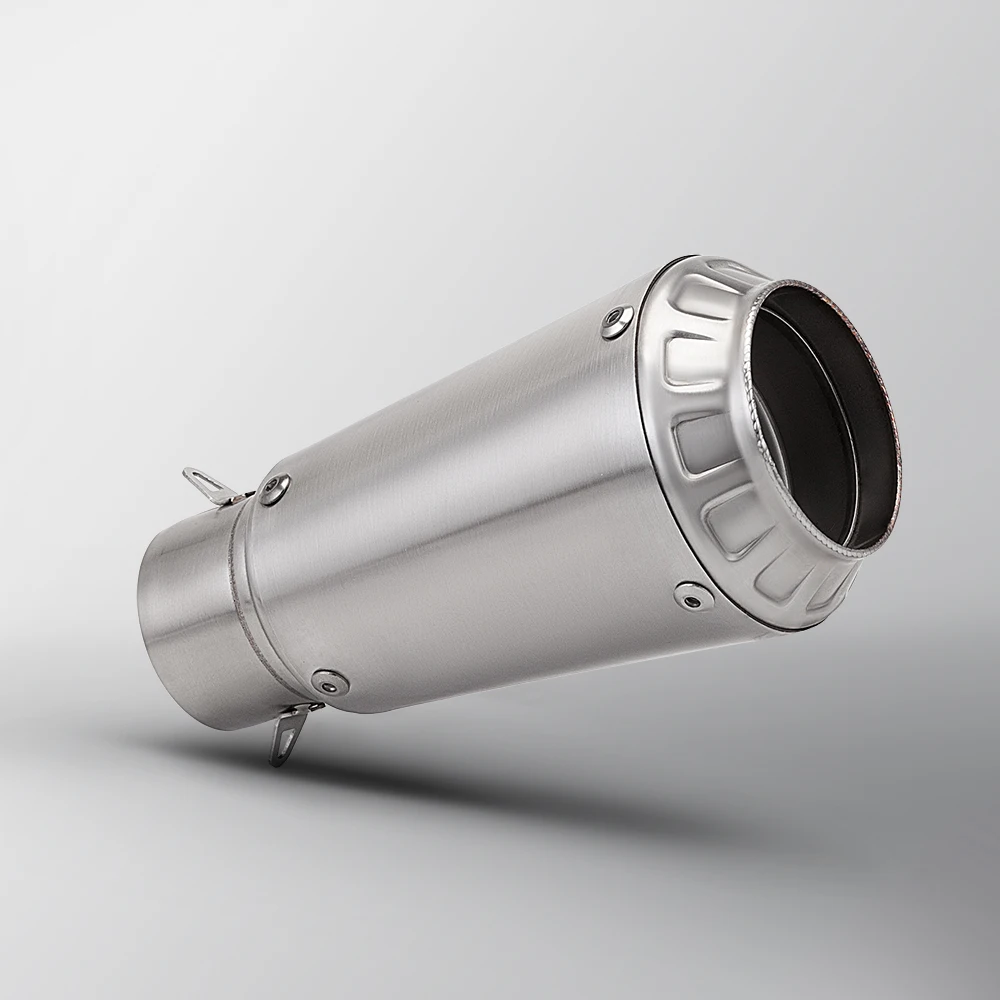 Tubo silenciador de escape Universal para motocicleta de 51mm para YZF R1 R3 R6 Z400 S1000RR f750gs Z900 NMAX R3 R6 - imagen 2