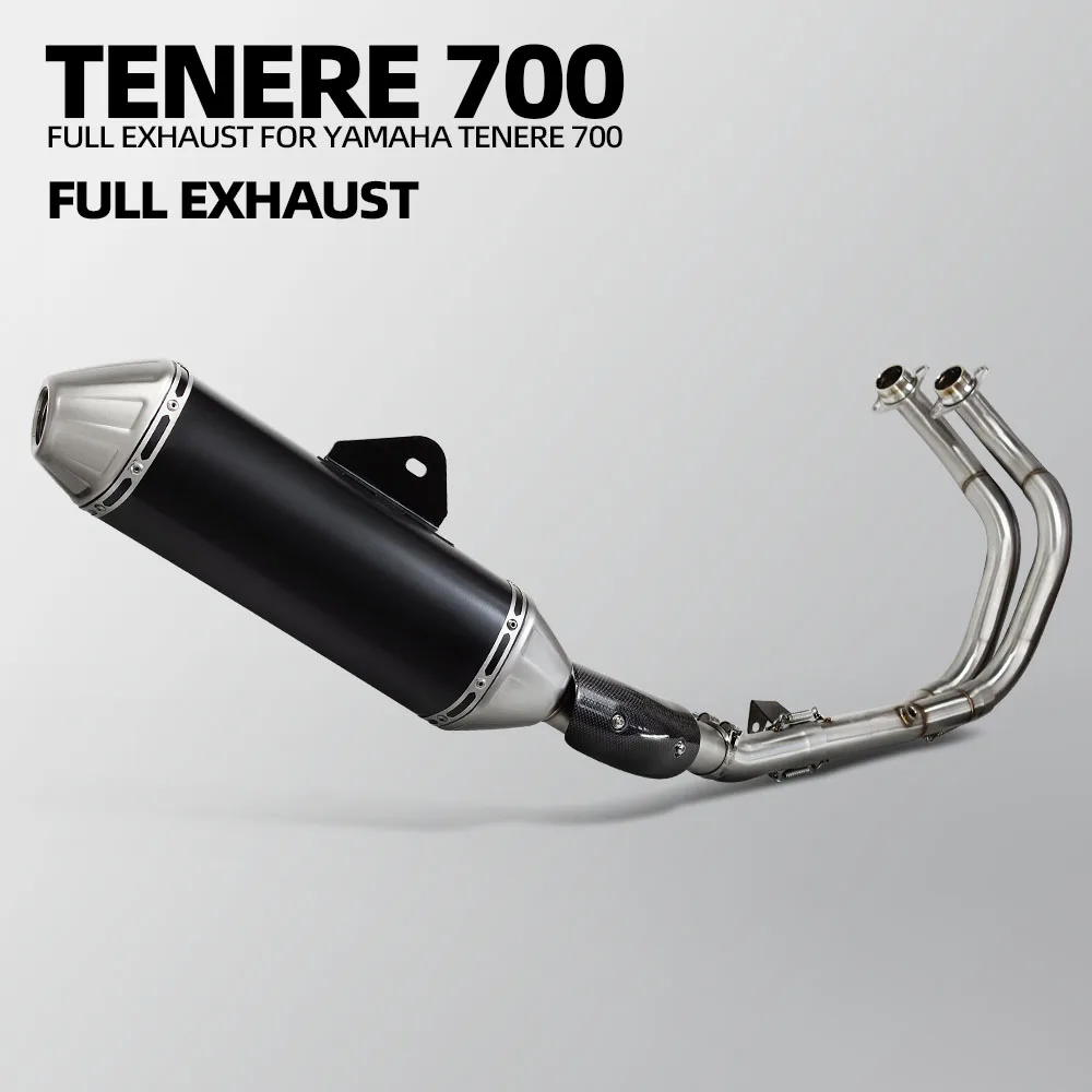 Sistema de escape completo Yamaha Ténéré 700 2019-2025 con DB Killer