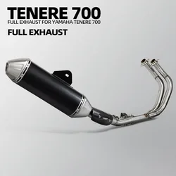 Sistema de escape completo Yamaha Ténéré 700 2019-2025 con DB killer