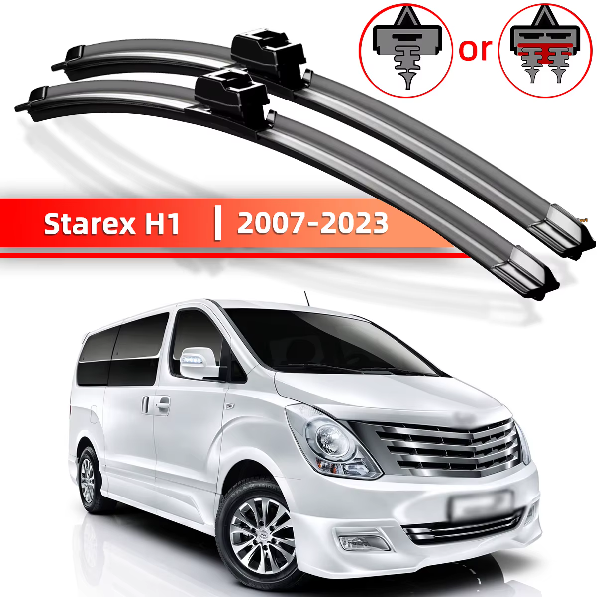 Escobillas limpiaparabrisas Hyundai Starex H1 2007-2023