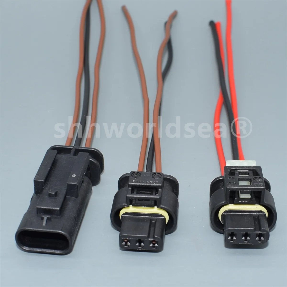 Conector estanco 3 pines Shhworldsea para radar marcha atrás VW Audi - imagen 5