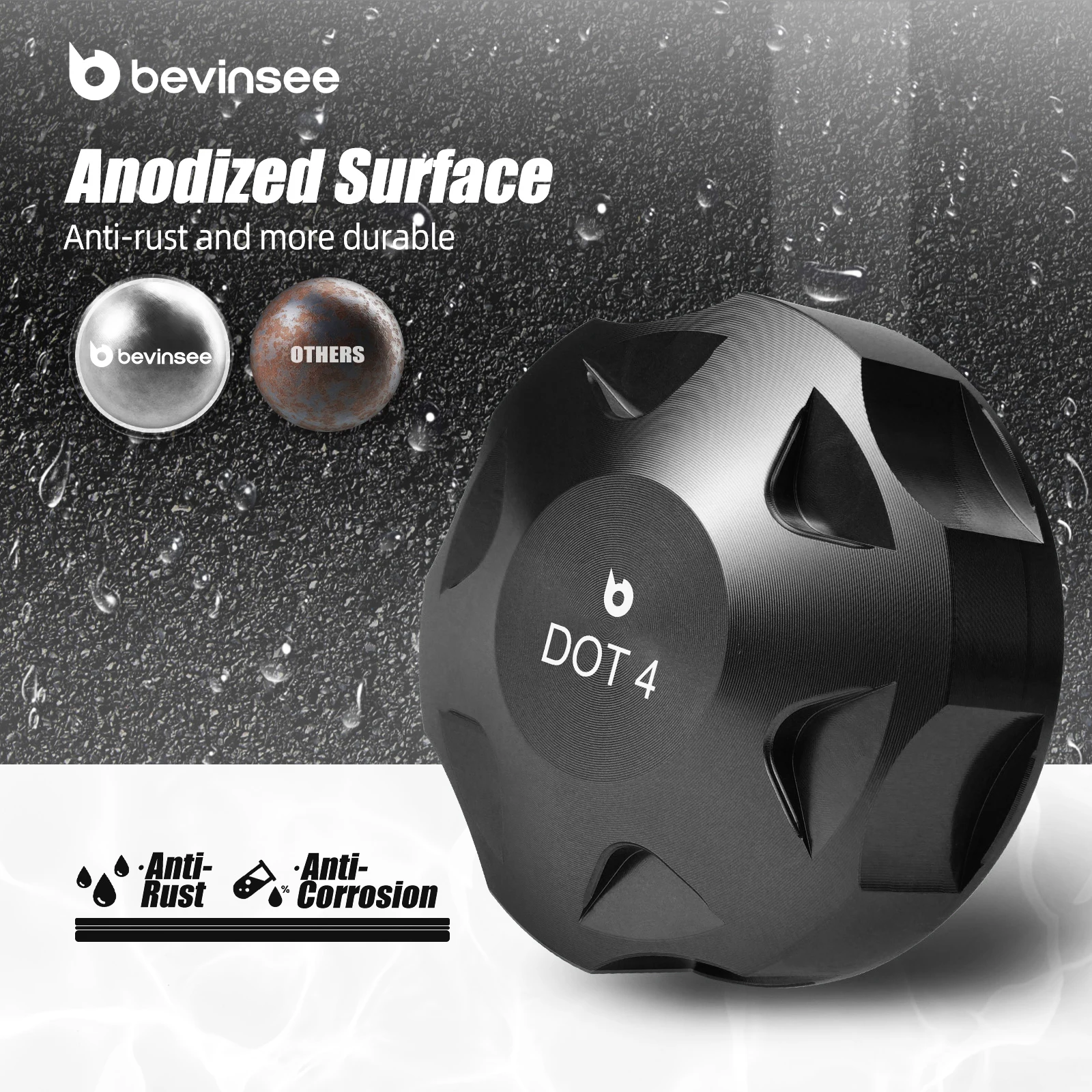 Tapa de líquido de frenos de aluminio para Audi, VW, SEAT y Skoda - imagen 2