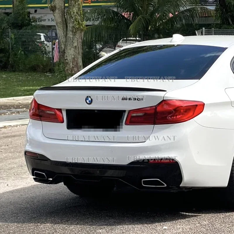 Alerón trasero de Material ABS de alta calidad para BMW G30 G38 520i 528i 535i 530i 525i M5 2017 2018 2019 - imagen 4