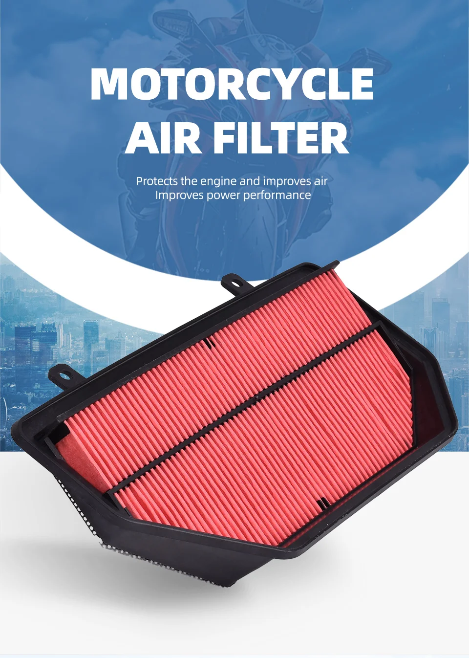 Filtro de aire ASDL para Suzuki GSX-R1000