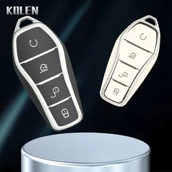 Funda mando llave TPU 4 botones BYD Qin Plus DM-i Han EV Dolphin