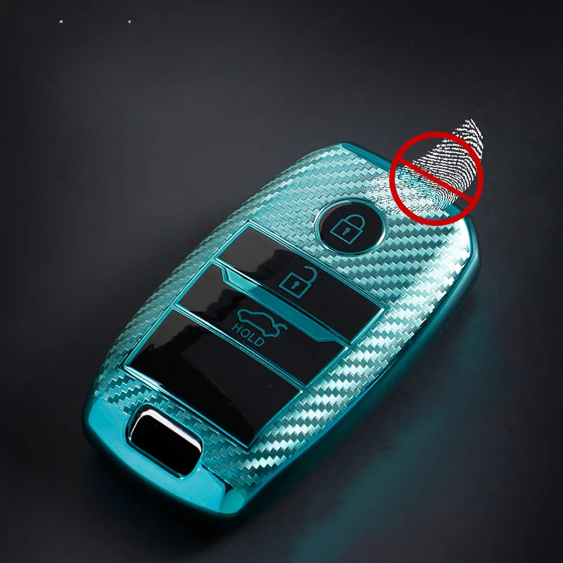 Funda de llave Kia TPU efecto carbono – Rio, Sportage y Ceed - imagen 3