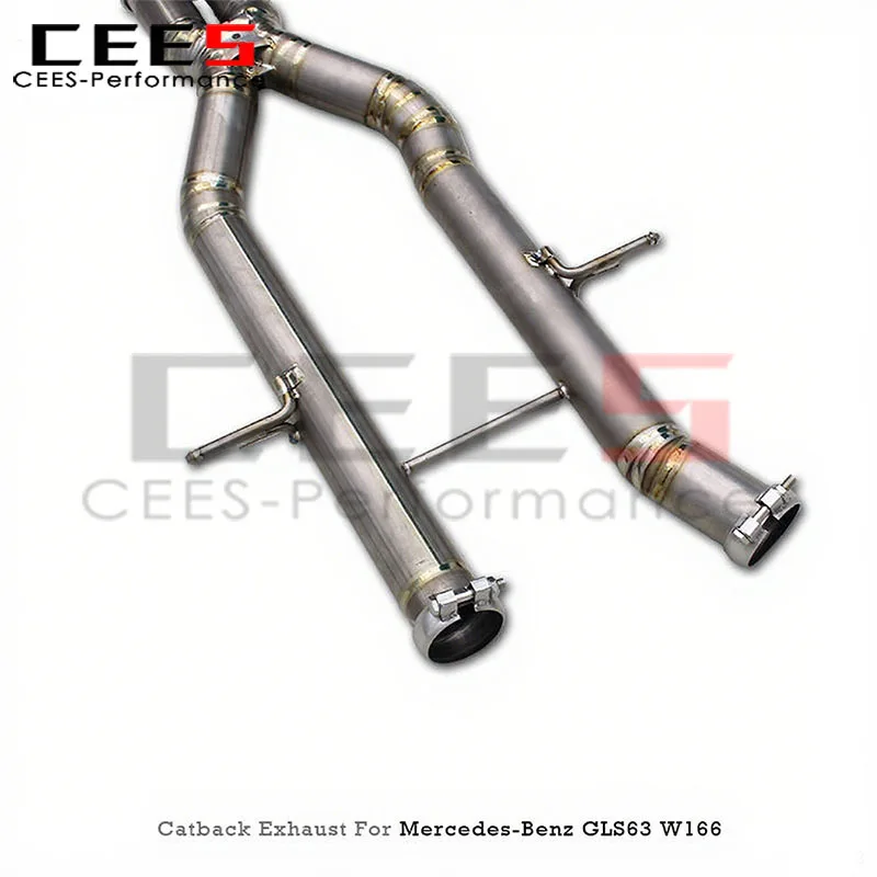 Escape Catback CEES para Mercedes GLS63 AMG W166 5.5 V8 Biturbo 2015-2019 - imagen 5
