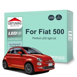 Kit de bombillas LED interiores Canbus para Fiat 500 2012-2017