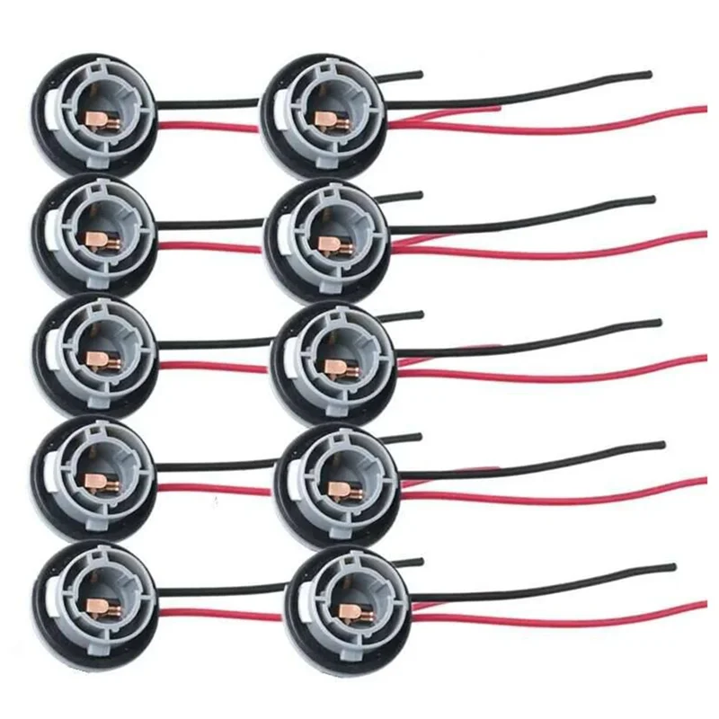 Adaptador portalámparas P21W BA15S para bombillas LED coche