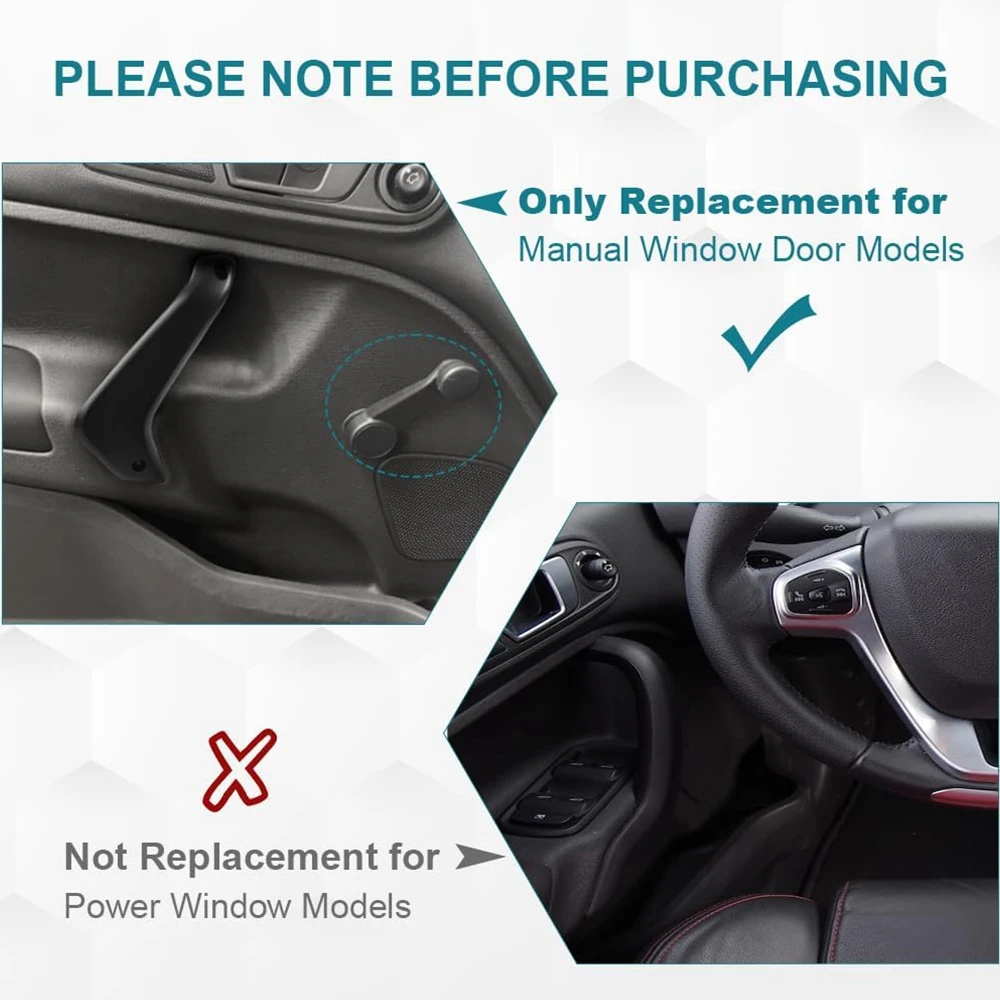 Tirador Puerta Interior Ford Fiesta 2011-2020 Manual OEM G2BZ-5823943 - imagen 4