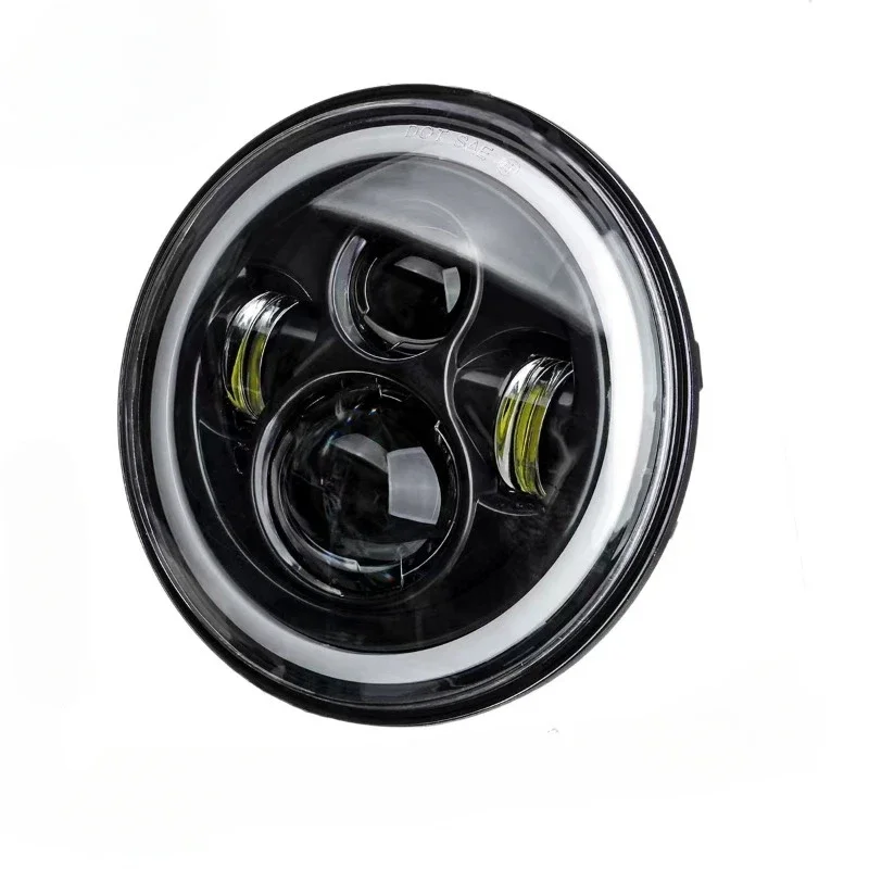 Faro delantero de moto con diurnas direccionales, cruce y carretera - imagen 3