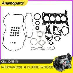 Kit juntas culata completo para Chevrolet Cruze Sonic Trax 1.4-1.6L y GMC Terrain 1.8-2.0L