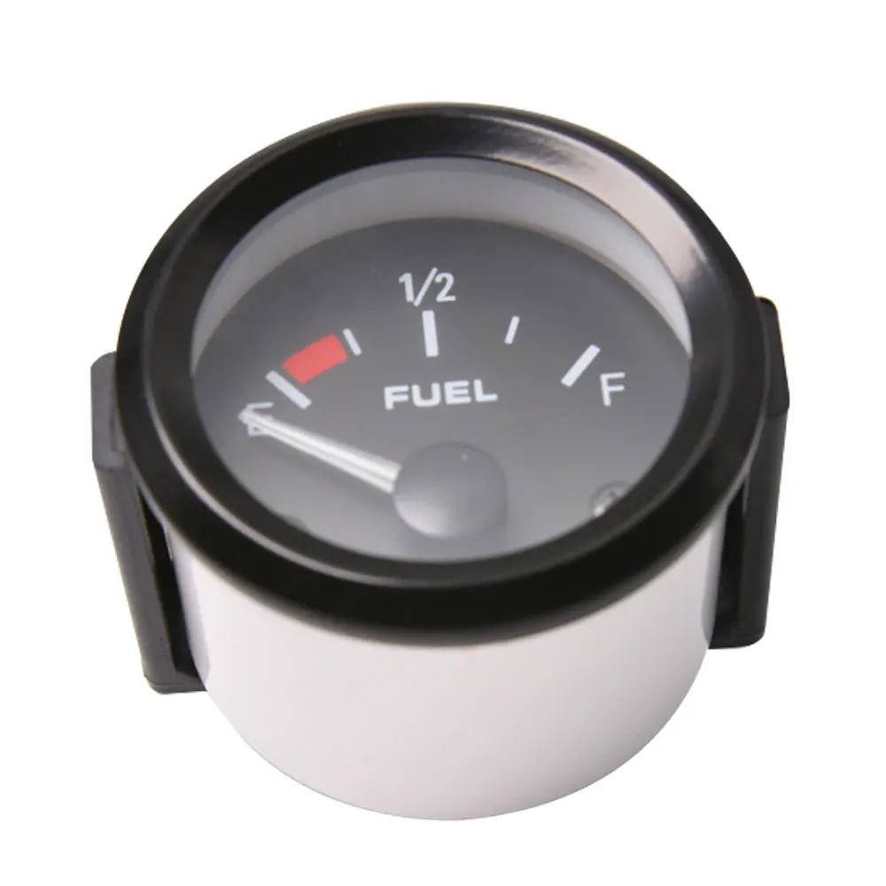 Indicador de combustible 52 mm con sensor de flotador, LED blanco 12 V - imagen 2