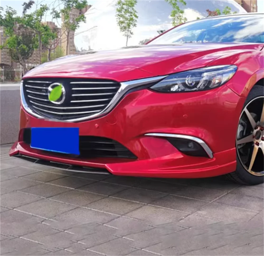 Parachoques Mazda 6 Atenza 2014-2017 ABS negro – protector labio - imagen 3