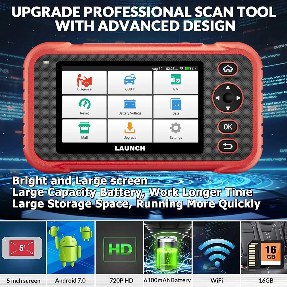 Launch X431 CRP129E Plus, escáner de diagnosis OBD2 para coche - imagen 4