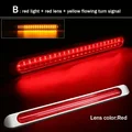 B Red light red lens