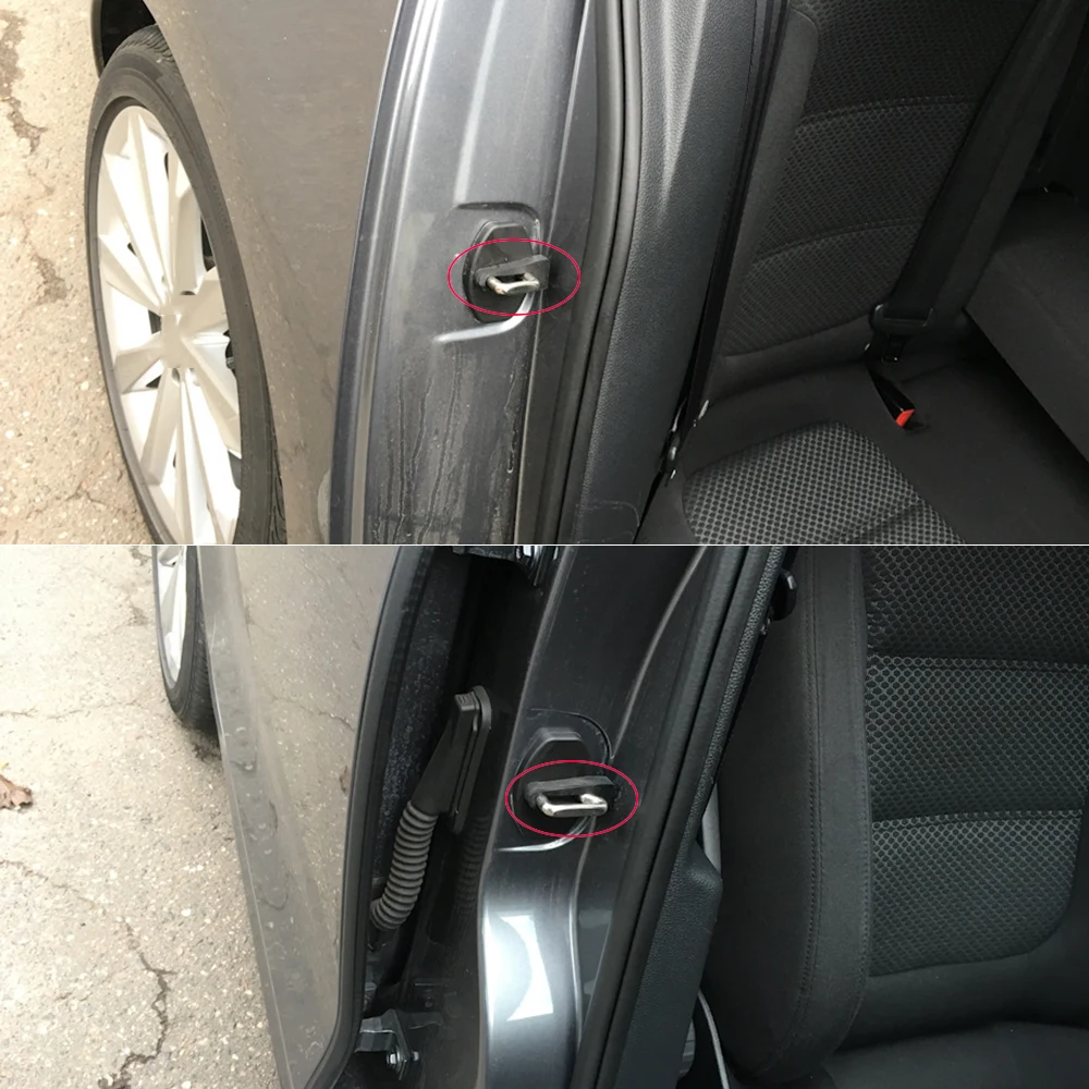 Amortiguador de sonido de coche, amortiguador de bloqueo de puerta para Audi Q7 4L 4M 2006 2007 2008 2009 2010 2011 2012 2013 - 2019 - imagen 4