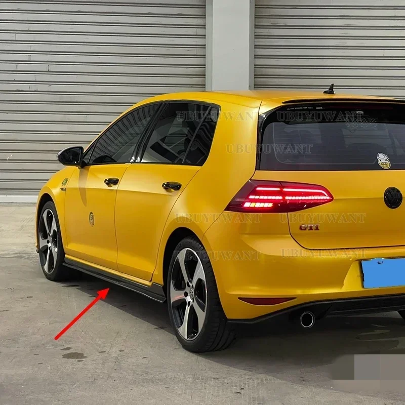Kit faldas laterales Racing ABS VW Golf 7 MK7 2014-2017 - imagen 3