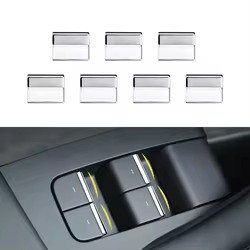 Embellecedores de botón elevalunas para Tesla Model 3/Y