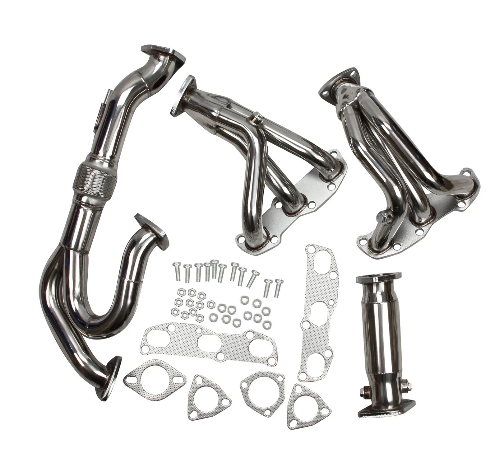 Colector de escape acero inoxidable Nissan Altima V6 3.5L VQ35DE - imagen 2
