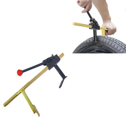 Desmontadora manual de neumáticos de acero con protector de llanta