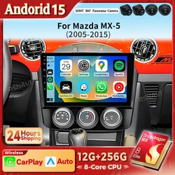 Radio Multimedia Android CarPlay 2K – Mazda MX-5 2005-2015