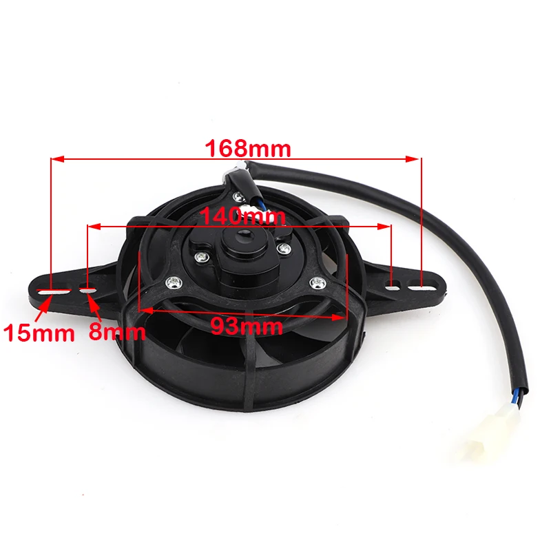 Electroventilador 12 V para moto, ATV y motocross de 50-250 cc - imagen 3