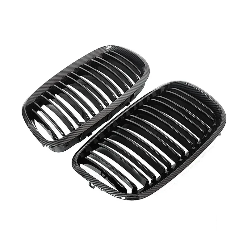 Parrilla delantera doble listón negro brillante – BMW X5 E70 X6 E71 2008-2013 - imagen 5