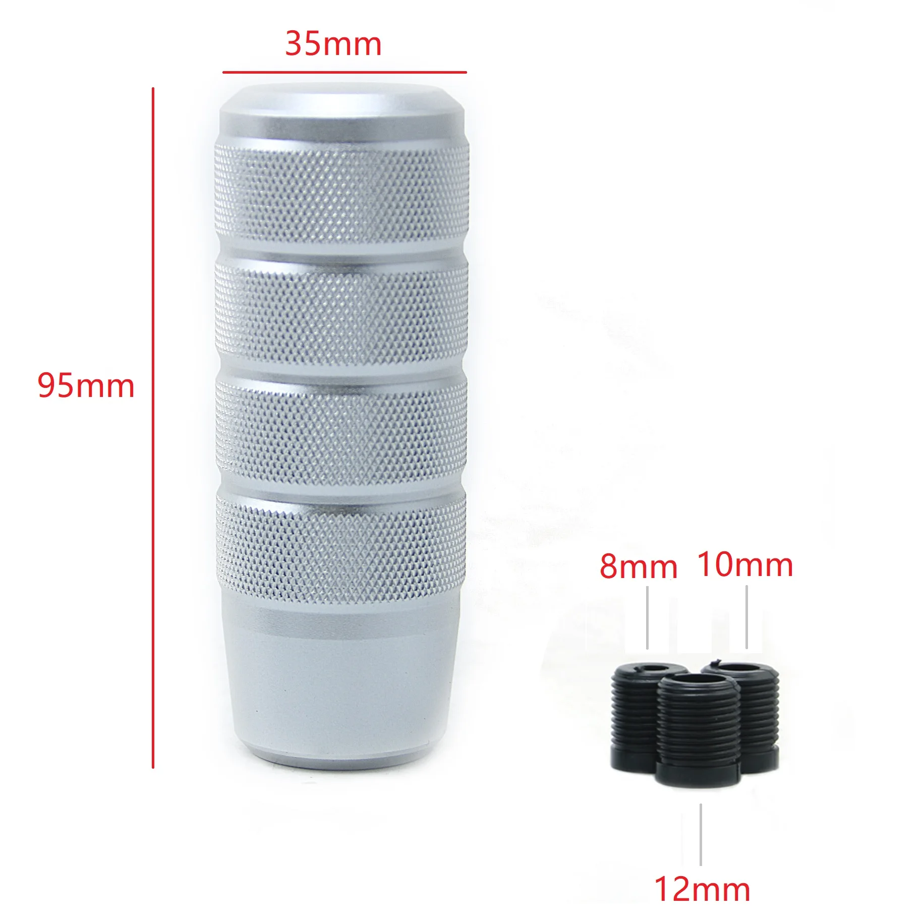 Pomo cambio aluminio antideslizante universal para coche - imagen 2