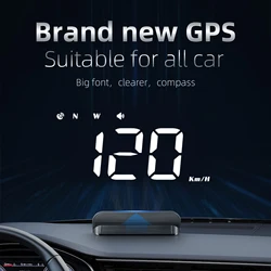 Pantalla HUD GPS M1 para coche con velocímetro digital y brújula