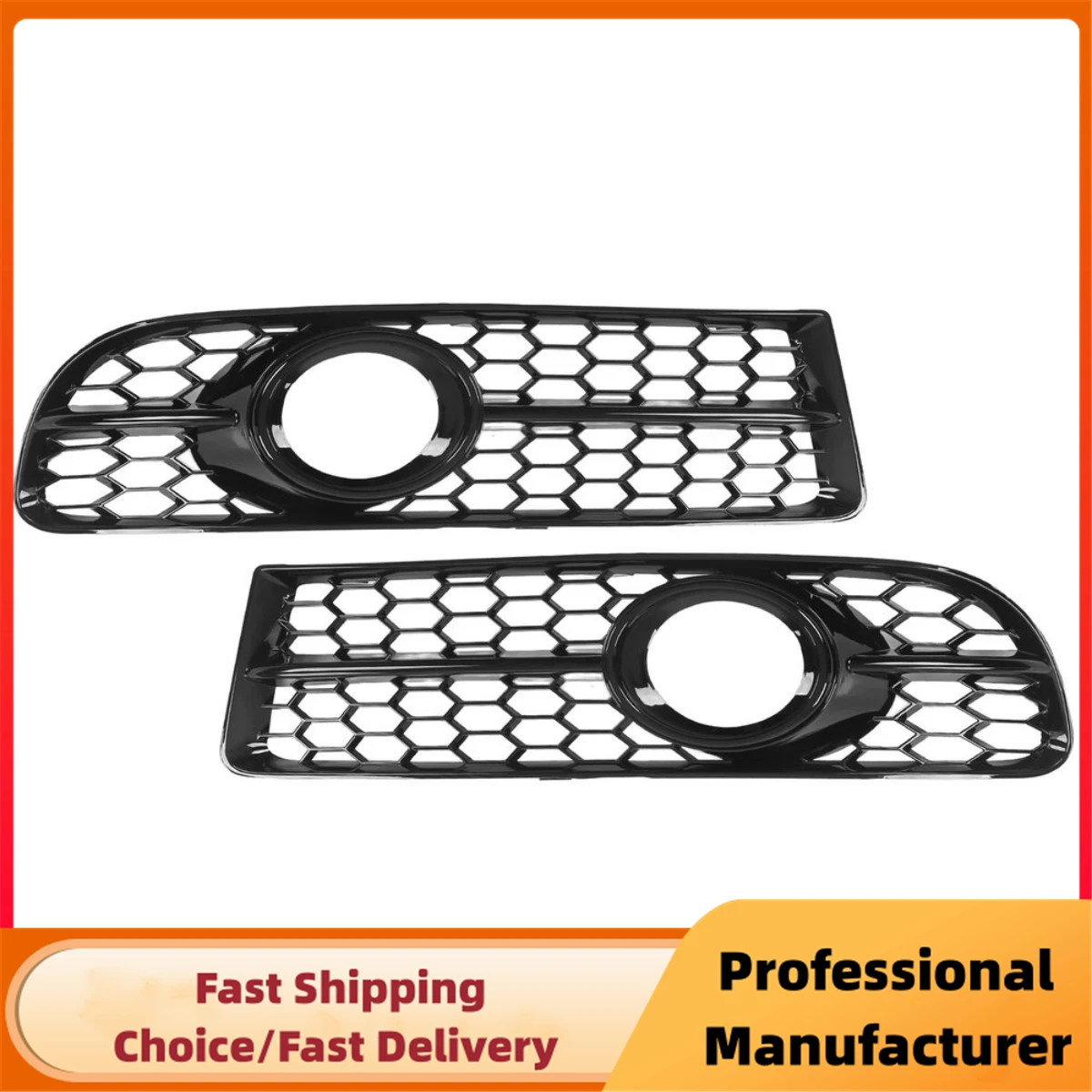 Rejillas antiniebla delanteras Audi A4 B7 S4 S-Line 2005-2008 - imagen 2