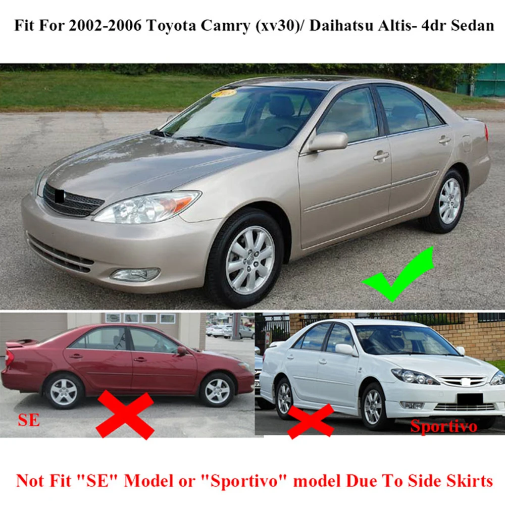 Guardabarros delanteros y traseros Toyota Camry XV30 2002-2006 - imagen 4