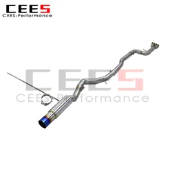 CEES Catback inox para BMW M3/M4 F80 F82 3.0T silenciador tubo-unico