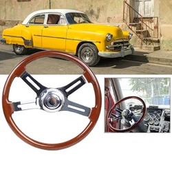 Volante 18" de madera para Freightliner, Kenworth, Peterbilt y Volvo