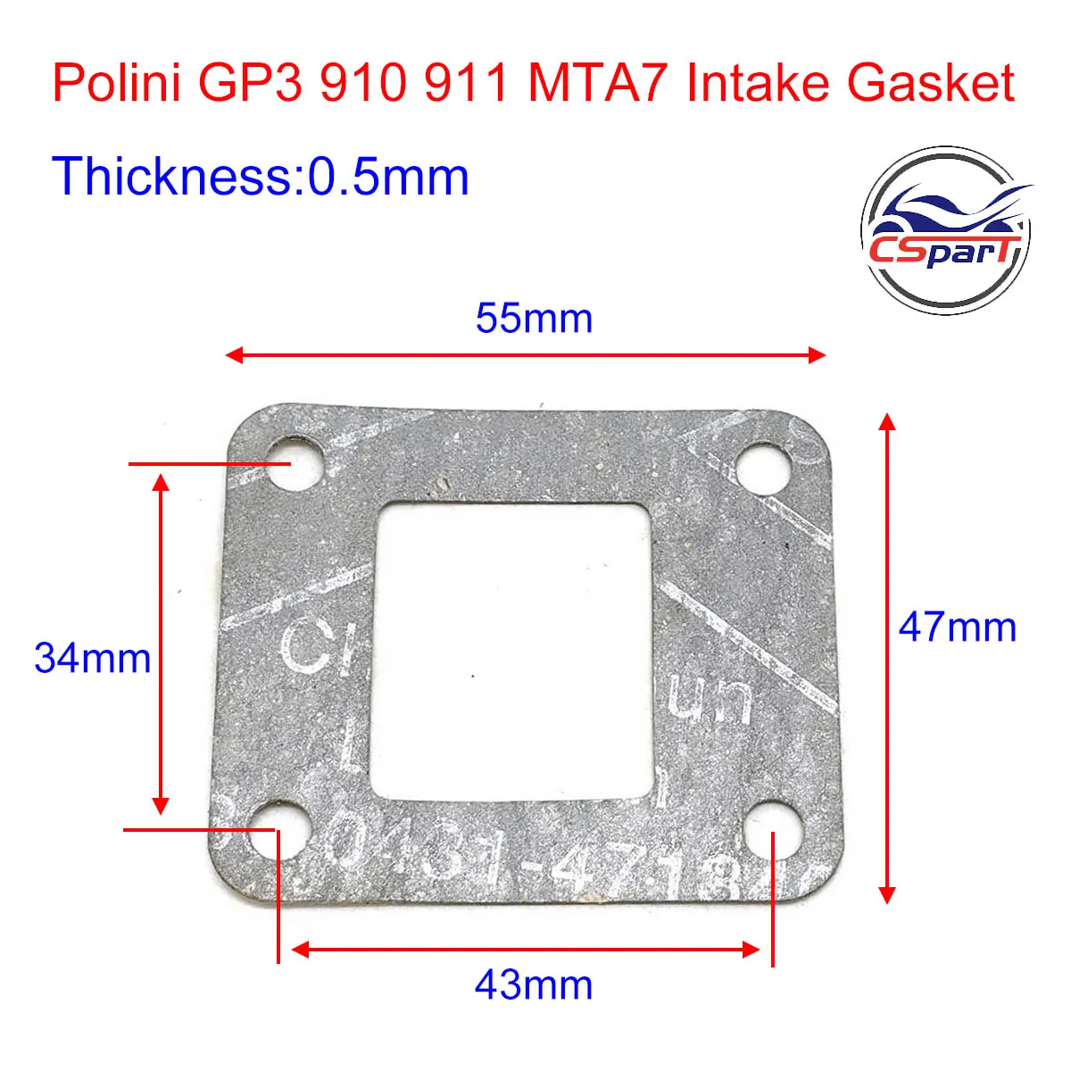 Motor Polini GP3 con juntas instaladas