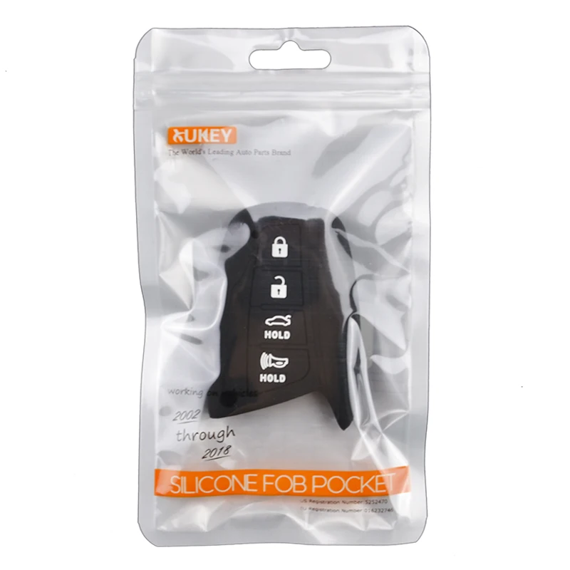 Funda silicona llave Hyundai Santa Fe Genesis Equus Azera - 4 botones - imagen 4