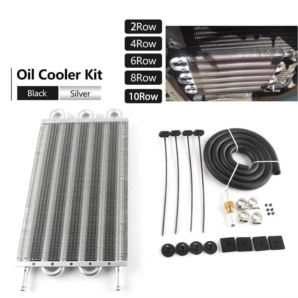 Kit enfriador de aceite transmisión universal aluminio TOC-1001