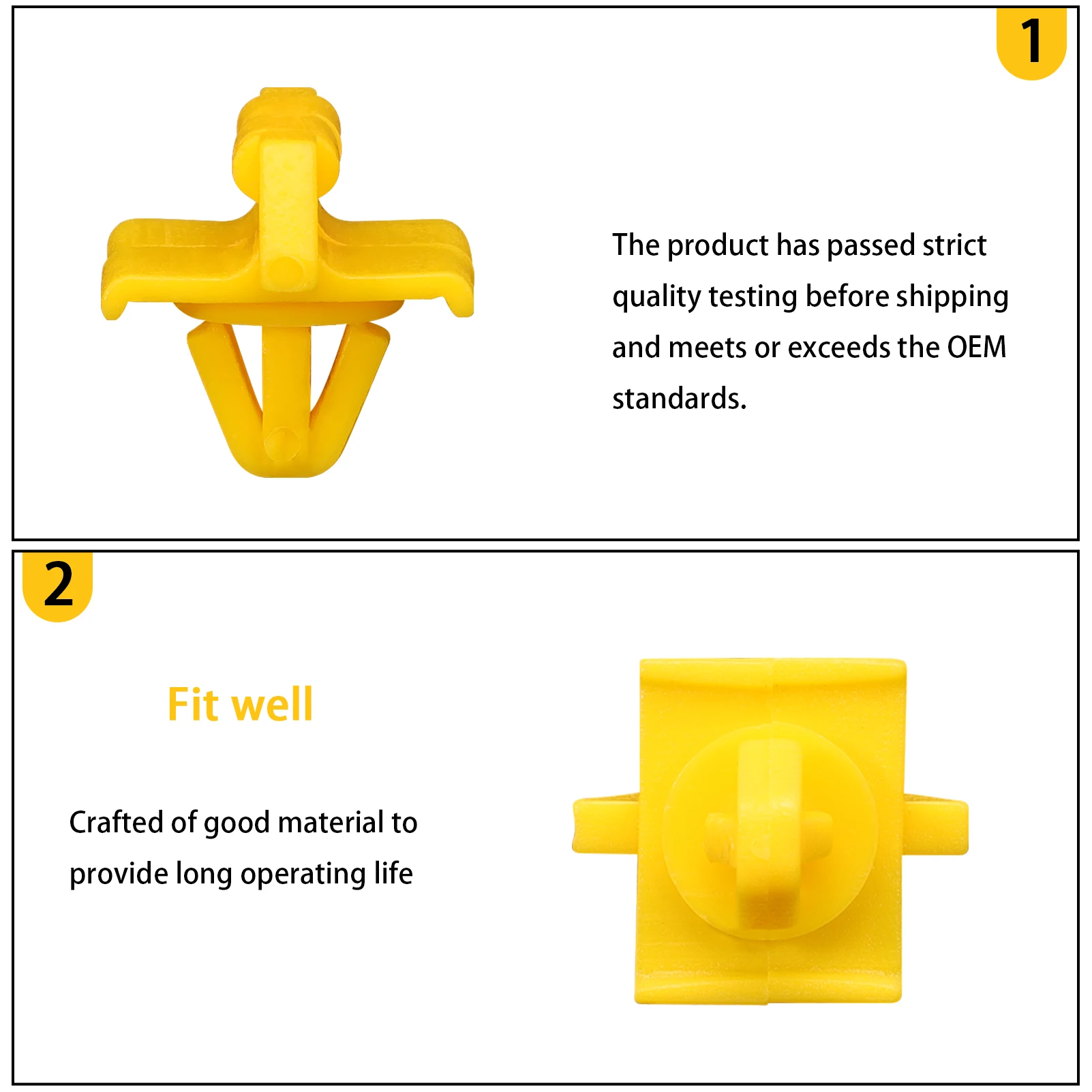 124 piezas kit de clip de panel lateral clip de fijación para puerta lateral para 190 W201 190E 190D A 00698883578 0019885081   abrazadera de panel de clip de fijación - imagen 5
