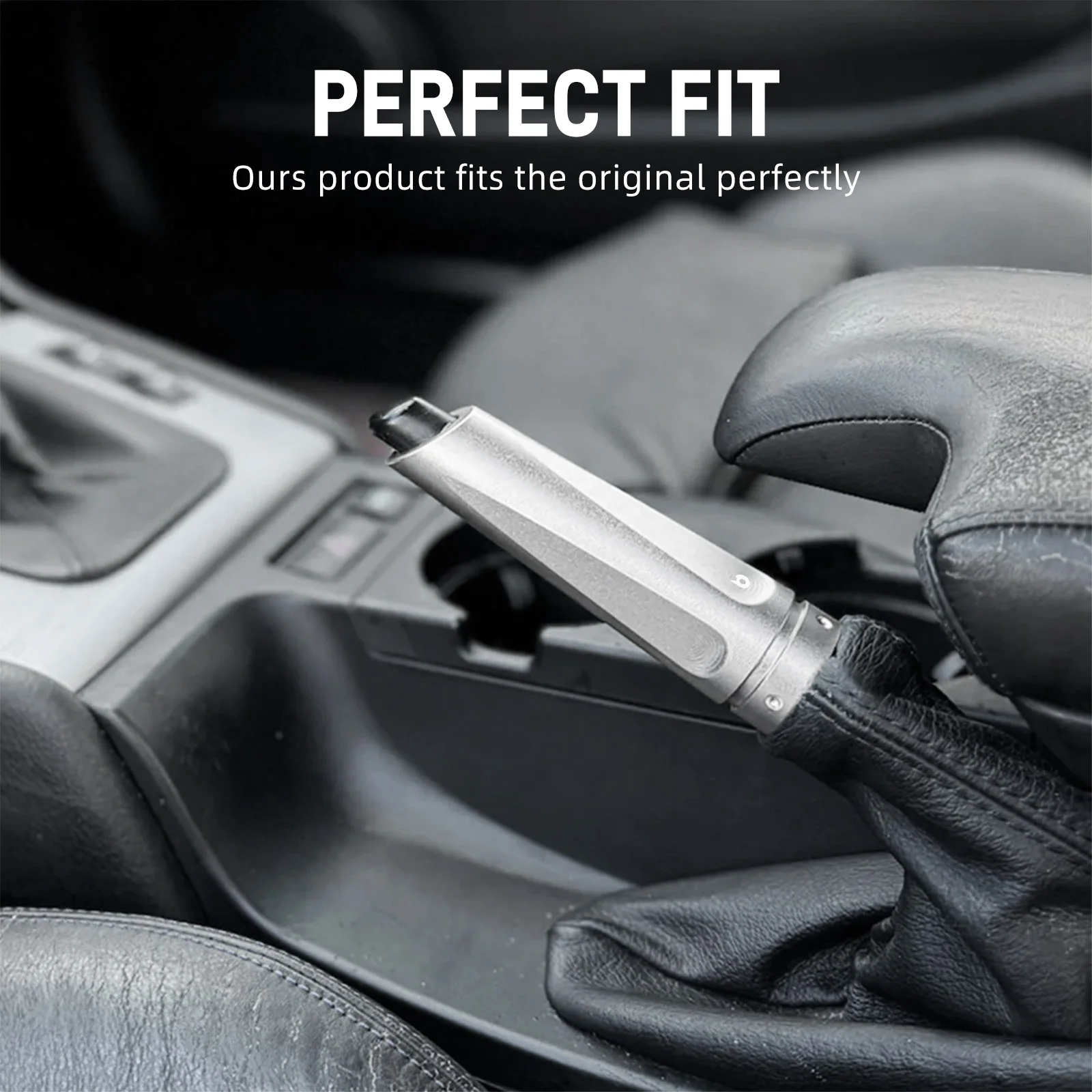 Manija freno de mano BEVINSEE aluminio para BMW E46 E36 M3 M5 - imagen 2