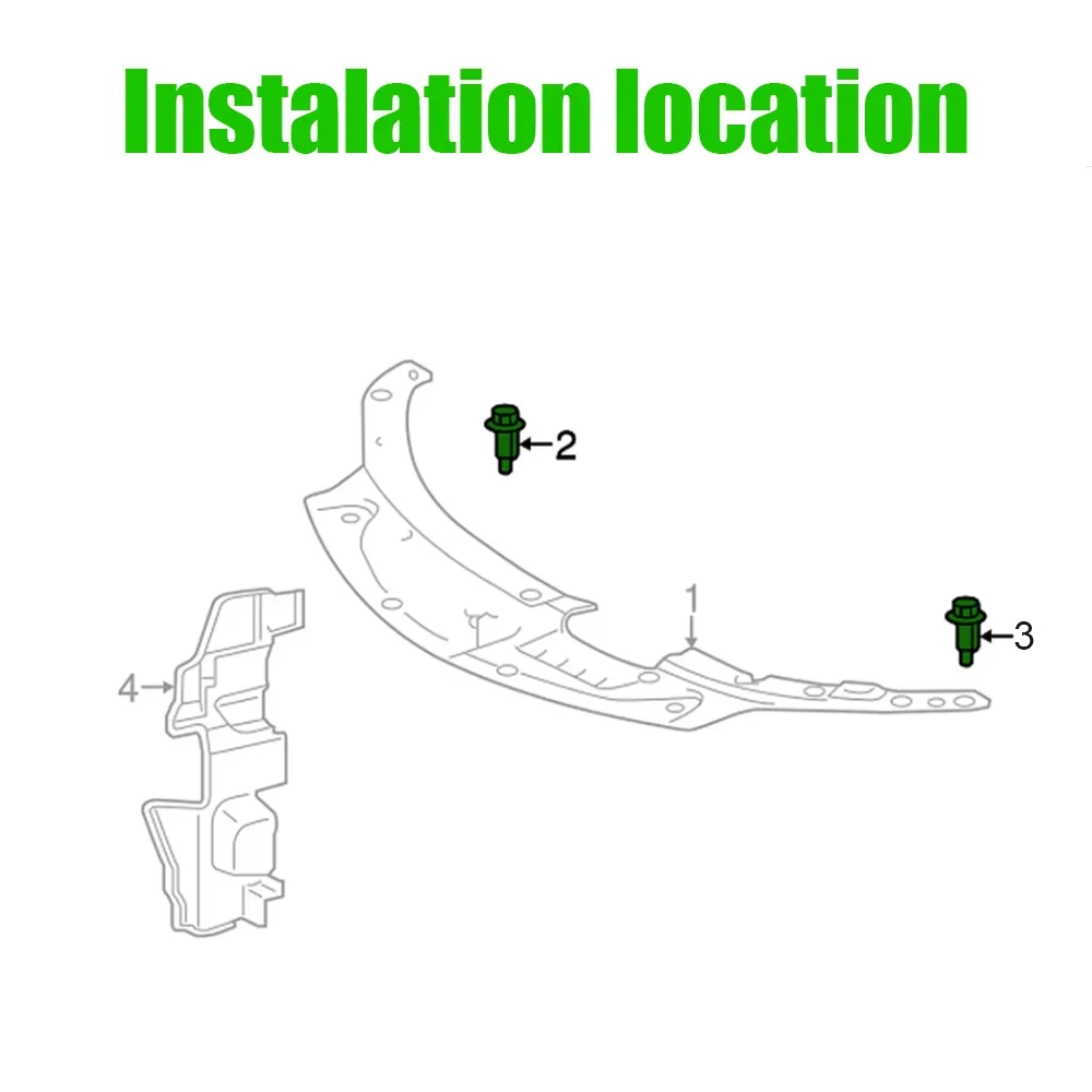 Toyota 9046707211 Clips de fijación para CH-R, Corolla y Avensis - imagen 2