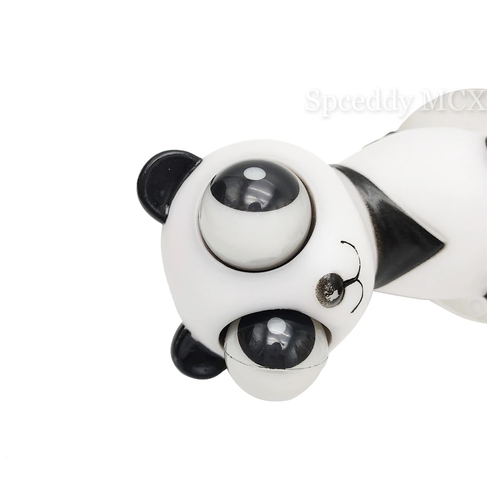 Juguete de goma de alta calidad para niños, juguete de coche de alta calidad, con forma de Zombie, Turbo, ojo explosivo, para regalo de Panda gigante - imagen 4