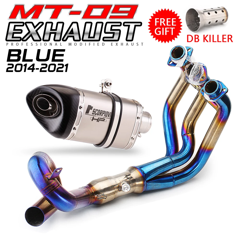 Silenciador escape Yamaha MT-09/XSR900 2013-2024 acero inoxidable - imagen 4