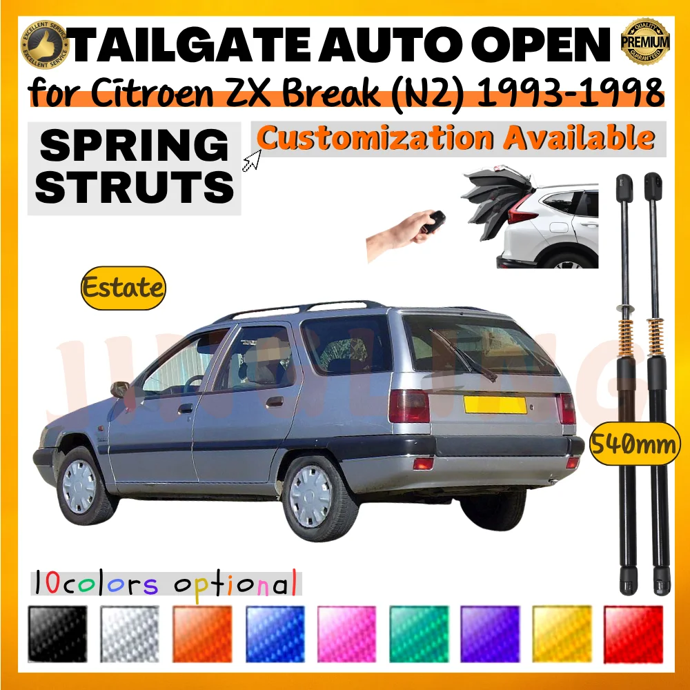 Amortiguadores de portón trasero para Citroën ZX Break (N2) 1993-1998