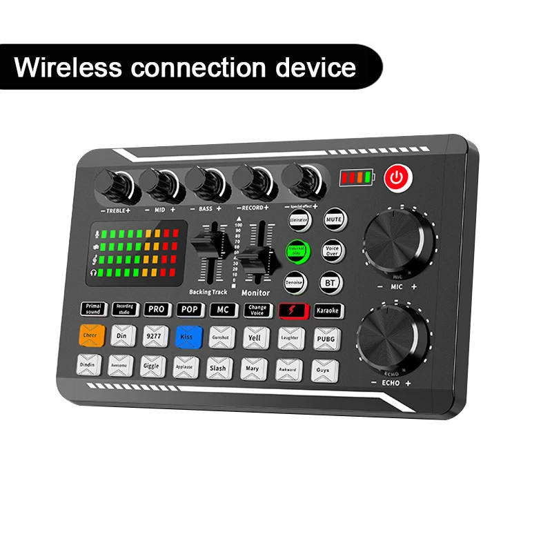 Interfaz de Audio DJ con Bluetooth y Efectos para Transmisión en Vivo - imagen 5