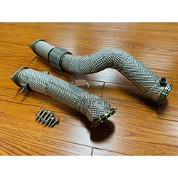 KUNGFU Downpipe Decat Racing para BMW M3 G80 M4 G82 S58 3.0T